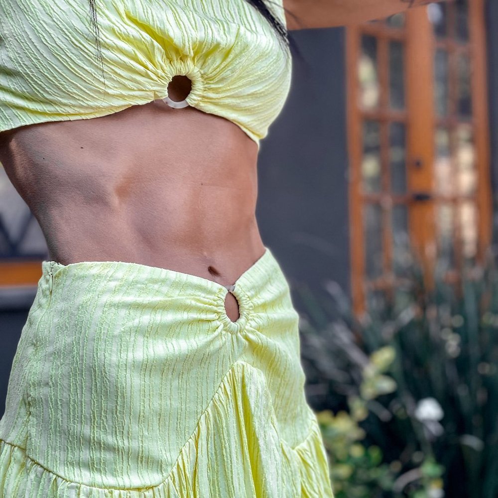 Bohemian Lemon Yellow Two Piece Set - Picture 11 of 13